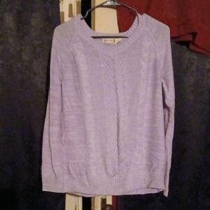 Faded Glory Lavender V-Neck Sweater